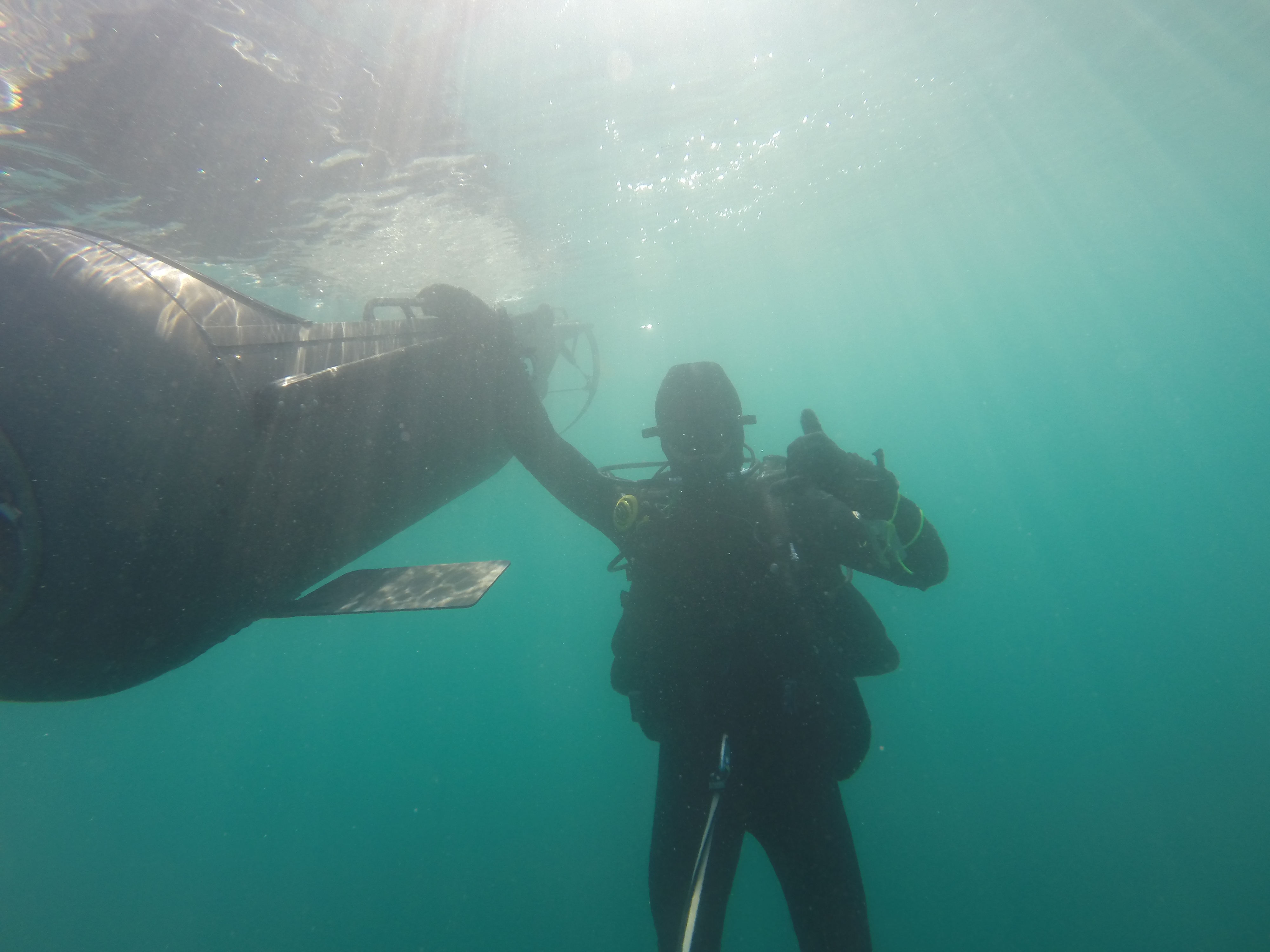 Inspekcja podwodna kadłuba